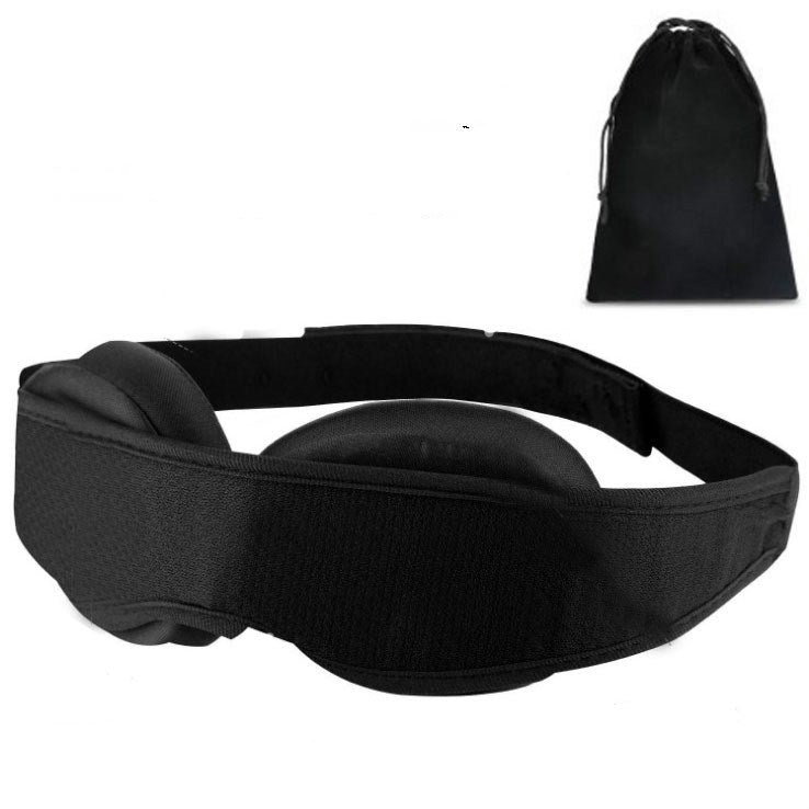 3D Sleep Mask — Contoured Travel Eye Mask for Total Darkness