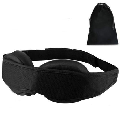 3D Sleep Mask — Contoured Travel Eye Mask for Total Darkness