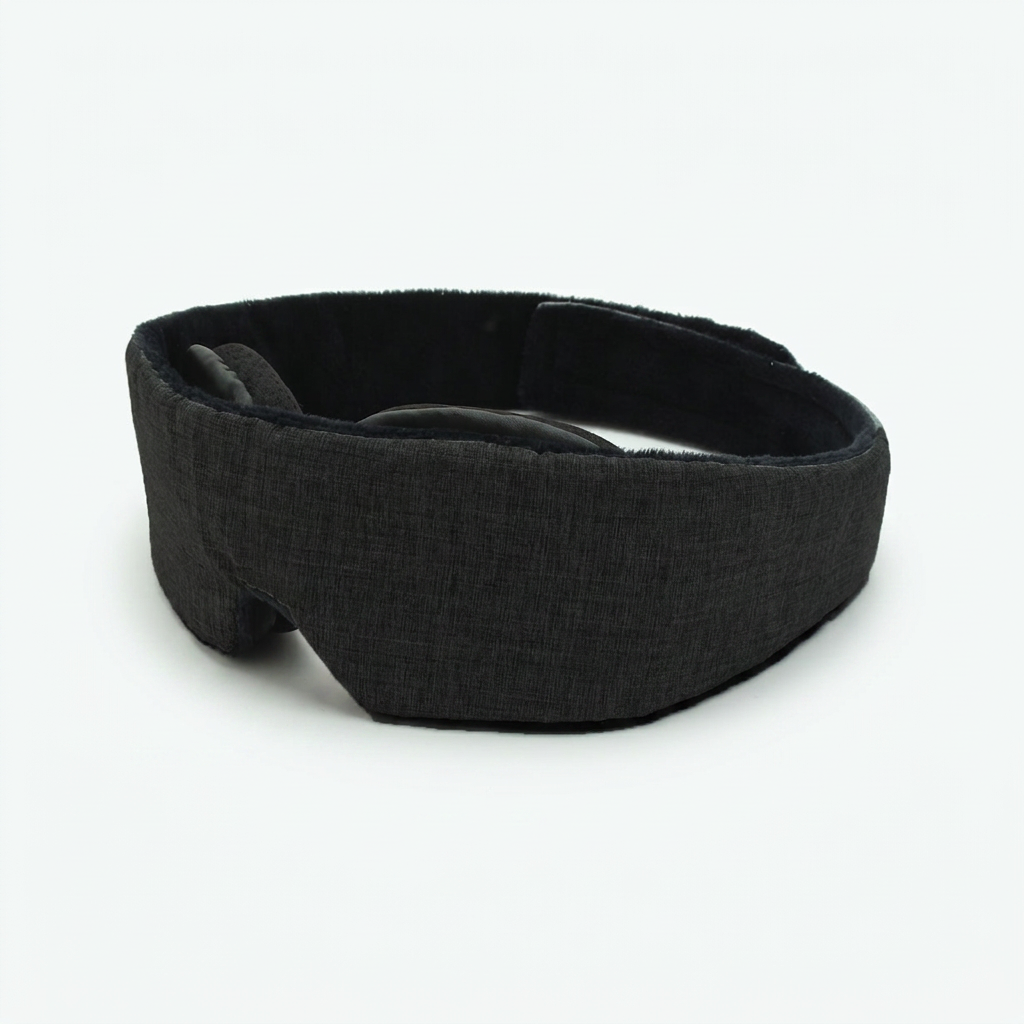 3D Sleep Mask — Contoured Travel Eye Mask for Total Darkness